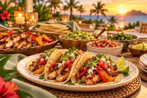 Taco Night, an illustrative serving suggestion